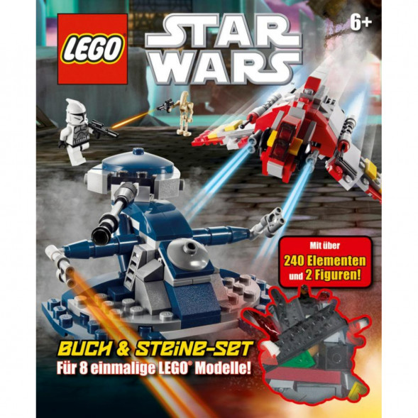 Книга и набор кубиков LEGO Star Wars Buch &amp;amp; Steine-Set Fur 8 einmalige Lego Modelle! в Великом Новгороде