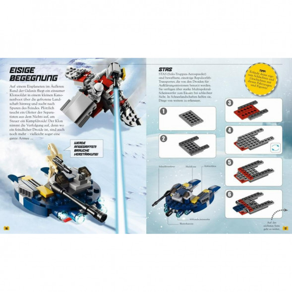 Книга и набор кубиков LEGO Star Wars Buch &amp;amp; Steine-Set Fur 8 einmalige Lego Modelle! в Великом Новгороде