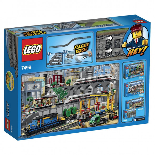 Конструктор LEGO City Trains 7499 Гибкие пути в Великом Новгороде