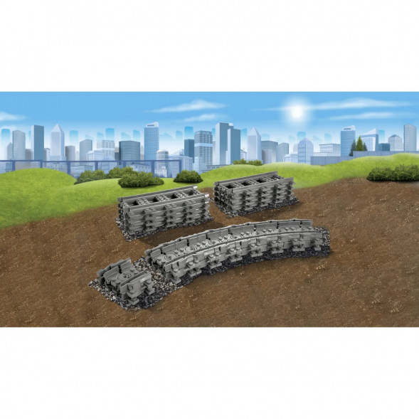 Конструктор LEGO City Trains 7499 Гибкие пути в Великом Новгороде