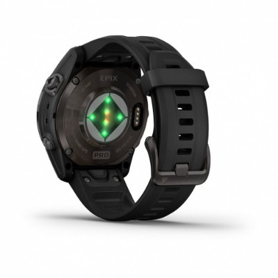 Умные часы Garmin EPIX PRO (Gen 2) Sapphire Edition 42 мм, титановый, угольно-серый, DLC, черный ремешок 010-02802-15 в Великом Новгороде