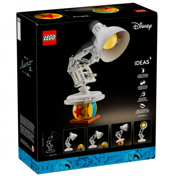 Конструктор LEGO Ideas 21357 Disney Pixar: Люксо-младший в Великом Новгороде