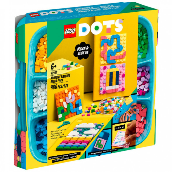 Конструктор LEGO DOTS 41957 Большой набор пластин-наклеек с тайлами в Великом Новгороде