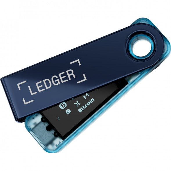 Криптокошелек Ledger Nano S Plus 1 шт., Neptune Blue в Великом Новгороде