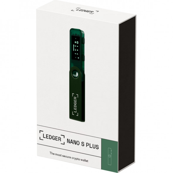 Криптокошелек Ledger Nano S Plus 1 шт., Emerald Green в Великом Новгороде