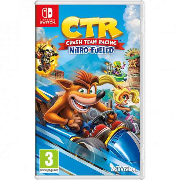 Игра Crash Team Racing Nitro-Fueled для Nintendo Switch, картридж в Великом Новгороде