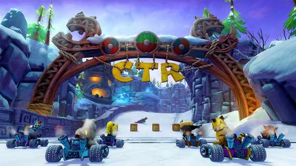 Игра Crash Team Racing Nitro-Fueled для Nintendo Switch, картридж в Великом Новгороде