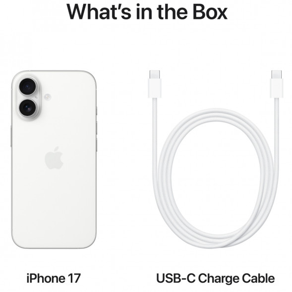 Смартфон Apple iPhone 17 256GB eSim, White в Великом Новгороде