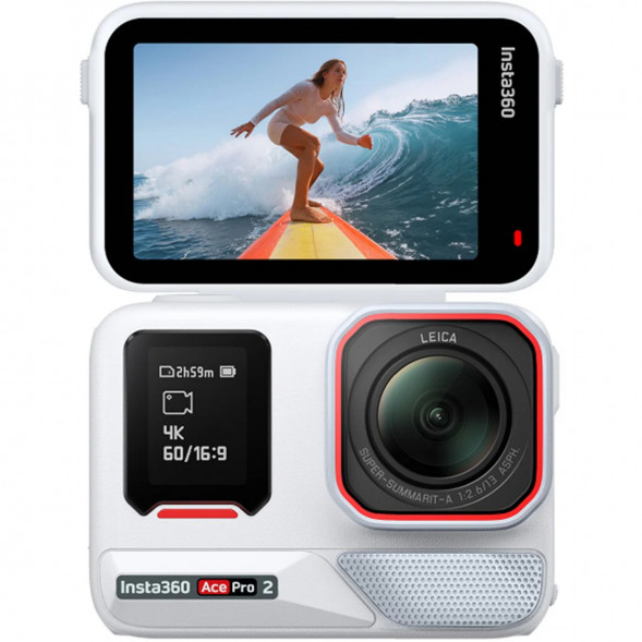 Экшн-камера Insta360 Ace Pro 2 Single Battery Xplorer Bundle, Arctic White в Великом Новгороде