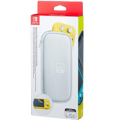 Nintendo Чехол и защитная плёнка для Nintendo Switch Lite, белый в Великом Новгороде