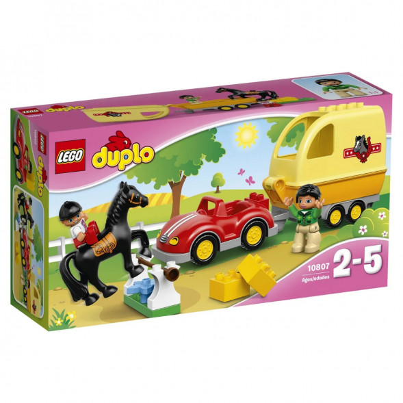 Конструктор LEGO DUPLO Town 10807 Трейлер для лошадок в Великом Новгороде