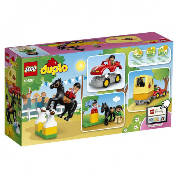 Конструктор LEGO DUPLO Town 10807 Трейлер для лошадок в Великом Новгороде