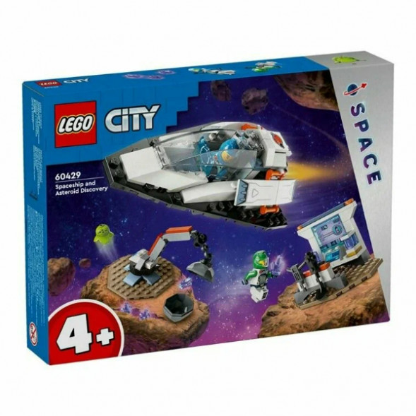 Конструктор LEGO City 60429 Открытие космического корабля и астероида в Великом Новгороде
