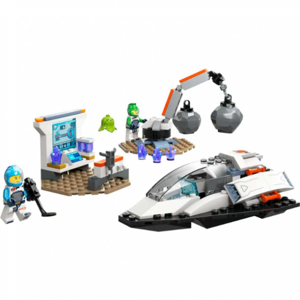 Конструктор LEGO City 60429 Открытие космического корабля и астероида в Великом Новгороде