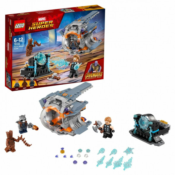Конструктор LEGO Super Heroes 76102 Война бесконечности: В поисках оружия Тора в Великом Новгороде