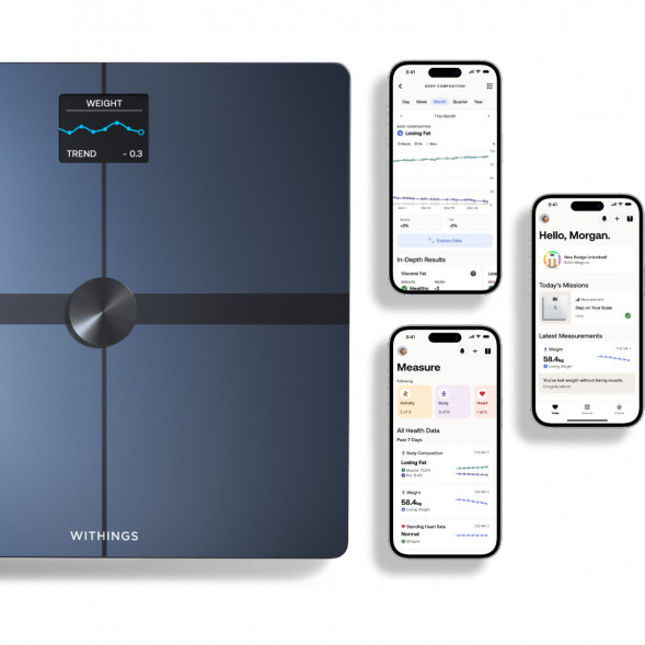 Умные весы Withings Body Smart Black (WBS13-BLACK-ALL-INTER) в Великом Новгороде