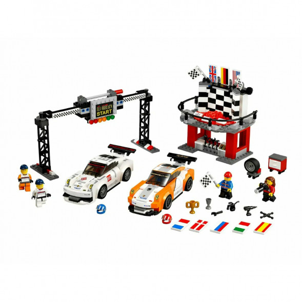 Конструктор LEGO Speed Champions 75912 Финишная линия гонки Porsche 911 GT в Великом Новгороде