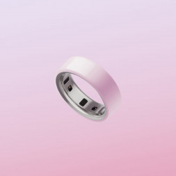 Умное кольцо Oura Ring 4 Ceramic (размер 4), Розовый/Petal