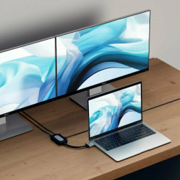 Адаптер Satechi USB-C Dual 4K HDMI Adapter (2xHDMI, USB Type-C)