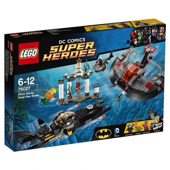 Конструктор LEGO Super Heroes 76027 Глубоководная атака Черного Манта в Великом Новгороде