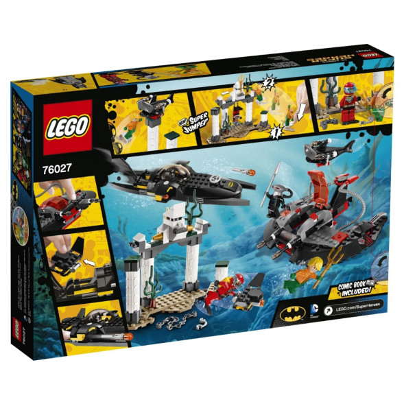 Конструктор LEGO Super Heroes 76027 Глубоководная атака Черного Манта в Великом Новгороде