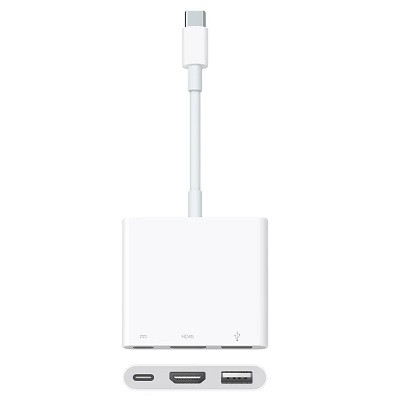 Адаптер Apple USB-C Digital AV Multiport Adapter, бел, MUF82ZM/A в Великом Новгороде