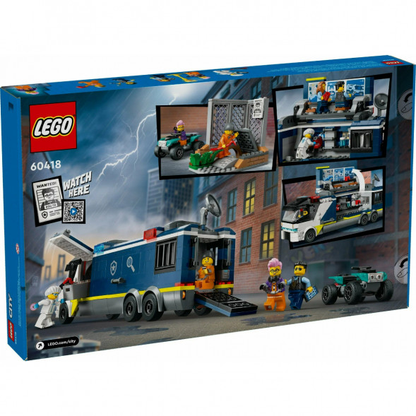 Конструктор LEGO City 60418 Полицейский грузовик криминалистической лаборатории в Великом Новгороде