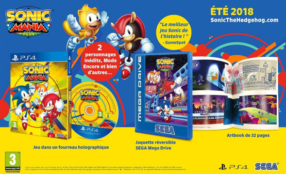 Игра Sonic Mania Plus (+ Артбук) [PS4, русские субтитры] в Великом Новгороде