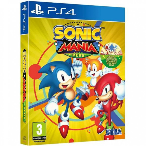 Игра Sonic Mania Plus (+ Артбук) [PS4, русские субтитры] в Великом Новгороде