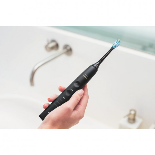 Набор из 2 электрических зубных щеток Philips Sonicare DiamondClean 9000 HX9914/54, чёрный в Великом Новгороде