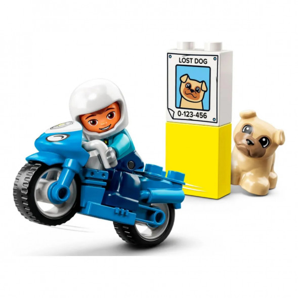 Конструктор LEGO DUPLO 10967 Полицейский мотоцикл в Великом Новгороде