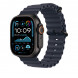 Ремешок Apple Watch 49мм Navy Ocean Band - Black Titanium Finish (MYPA3) в Великом Новгороде