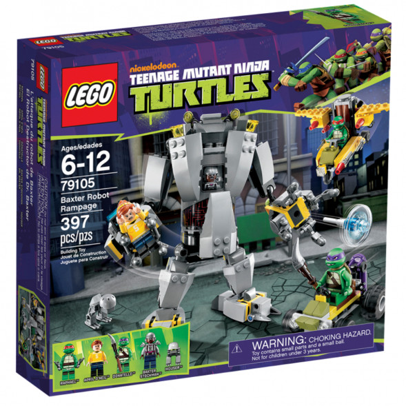 Конструктор LEGO Teenage Mutant Ninja Turtle 79105 Нападение робота Бакстера в Великом Новгороде
