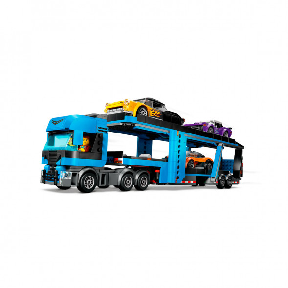 Конструктор LEGO City 60408 Грузовик-автовоз со спортивными автомобилями в Великом Новгороде