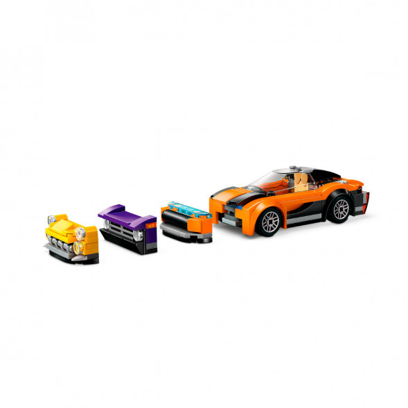 Конструктор LEGO City 60408 Грузовик-автовоз со спортивными автомобилями в Великом Новгороде
