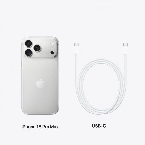 Смартфон Apple iPhone 18 Pro Max 256GB (SIM + eSIM), Silver в Великом Новгороде