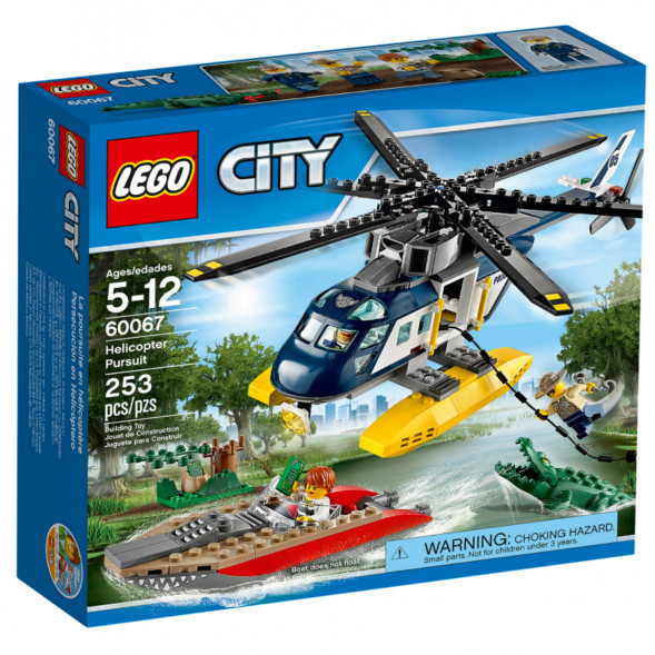 Конструктор LEGO City 60067 Погоня на полицейском вертолёте в Великом Новгороде