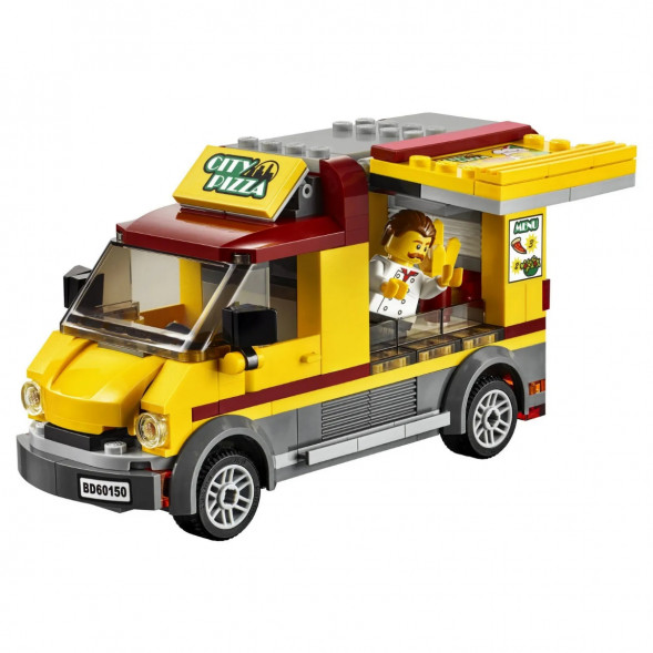 Конструктор LEGO City Great Vehicles 60150 Фургон-пиццерия в Великом Новгороде