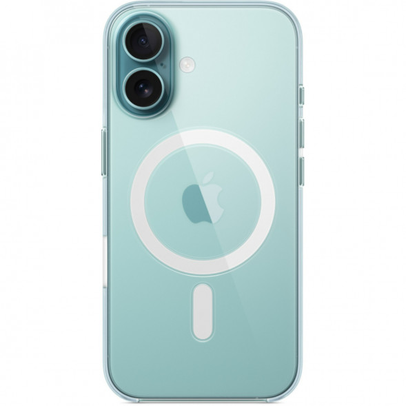 Чехол Apple Clear Case with MagSafe для iPhone 16 Plus, прозрачный (MA7D4ZM/A) в Великом Новгороде
