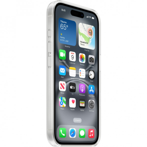 Чехол Apple Clear Case with MagSafe для iPhone 16 Plus, прозрачный (MA7D4ZM/A) в Великом Новгороде