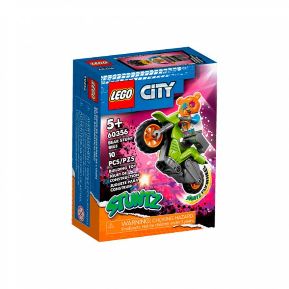 Конструктор LEGO City 60356 Трюковый мотоцикл медведя в Великом Новгороде
