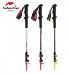 Треккинговая палка Naturehike 135 см, 1 шт., белый/красный