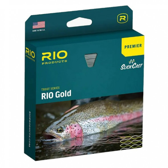 Леска RIO Premier Gold Floating Fly Line WF5F, мох/золото в Великом Новгороде