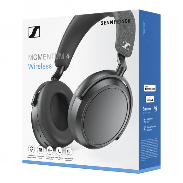 Беспроводные наушники Sennheiser Momentum 4 Wireless, Graphite в Великом Новгороде
