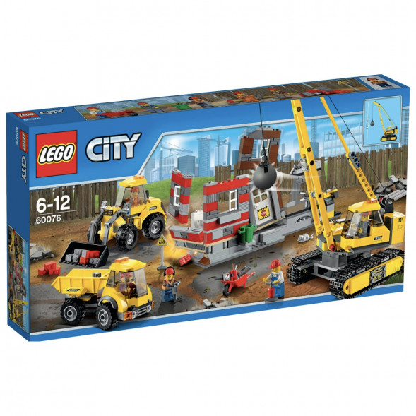 Конструктор LEGO City 60076 Снос здания в Великом Новгороде