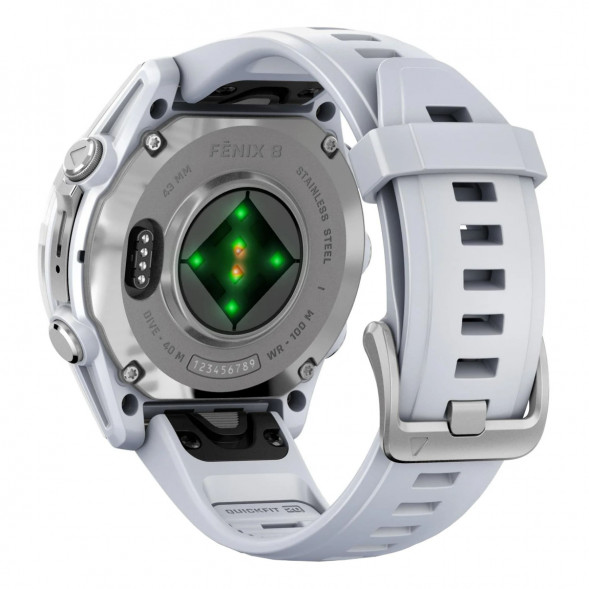 Умные часы Garmin Fenix 8, 43 mm, Whitestone 010-02903-00 в Великом Новгороде