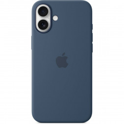 Чехол Apple для iPhone 16 Plus Silicone MagSafe, Denim (MYYA3ZM/A)