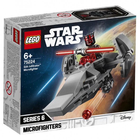 Конструктор LEGO Star Wars 75224 Микрофайтеры Корабль-лазутчик ситхов в Великом Новгороде