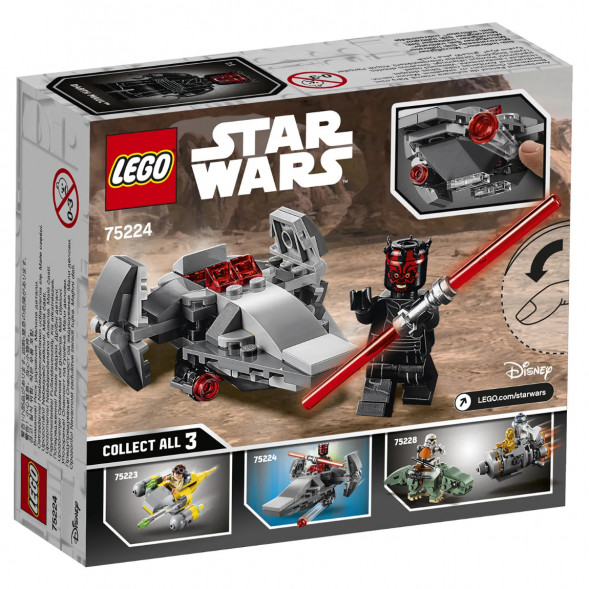 Конструктор LEGO Star Wars 75224 Микрофайтеры Корабль-лазутчик ситхов в Великом Новгороде