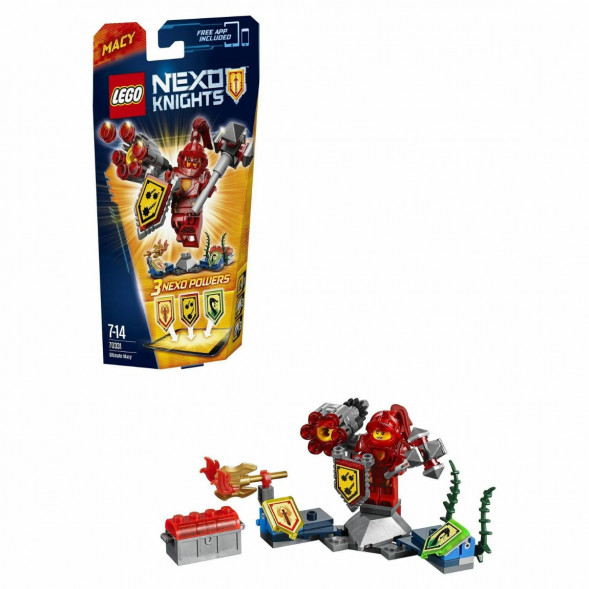 Конструктор LEGO Nexo Knights 70331 Мэйси – Абсолютная сила в Великом Новгороде